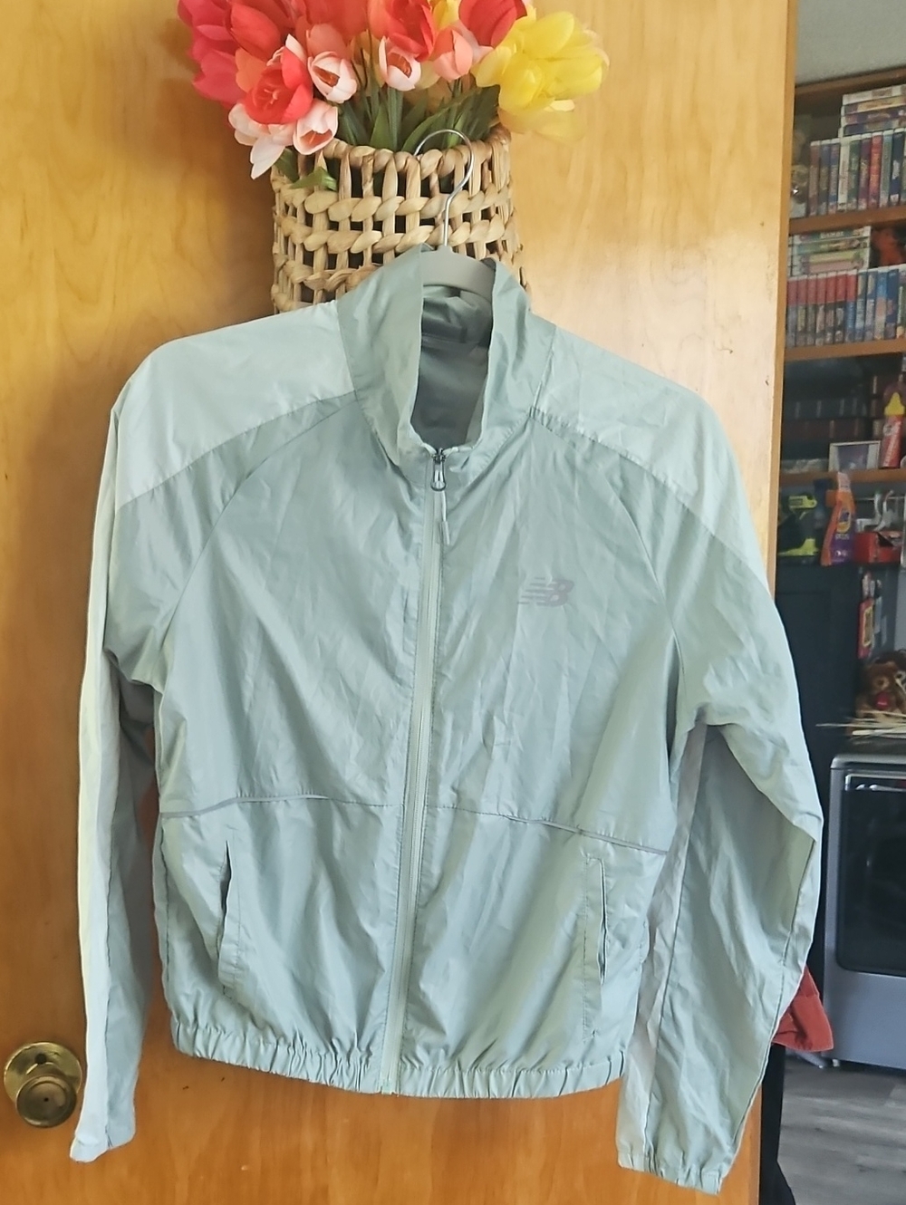 Womens Mint Green New Balance Windbreaker